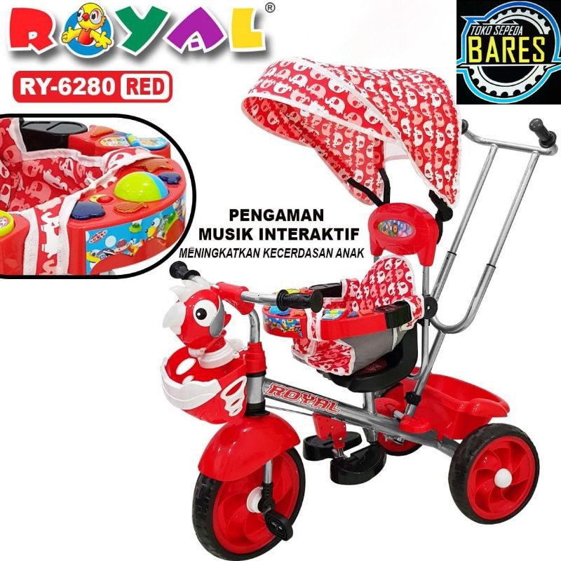 Sepeda Roda Tiga Anak Royal RY-6280 / Tricycle