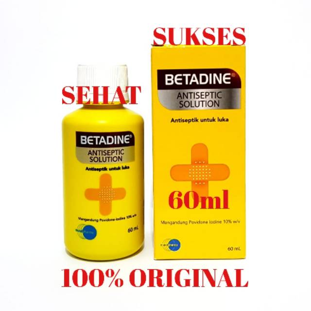 Betadine Antiseptic Solution (Isi 60ml)