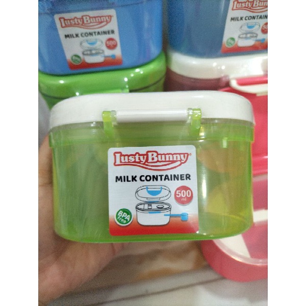 Tempat Penyimpanan Susu Bubuk 500Ml/Milk Container Lusty Bunny BPA Free