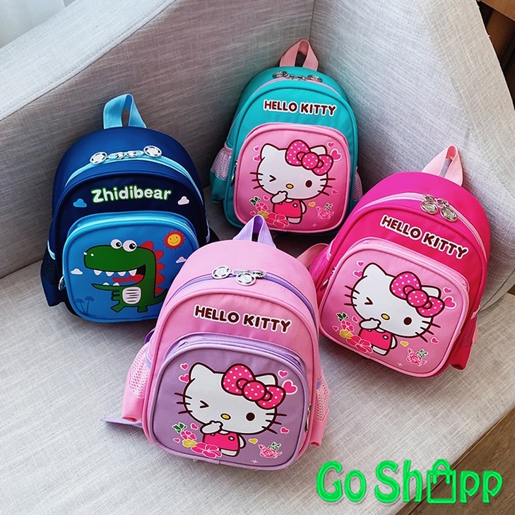 Tas Ransel Anak Motif Karakter Lucu - Tas Ransel Anak Import Premium High Quality Terbaru -  Tas Ransel Anak Sekolah SD dan TK - Tas Anak Karakter Unicorn - Tas Anak Karakter Hello Kitty - Tas Anak Karakter Dino - Backpack Anak Sekolah Import [BK11]