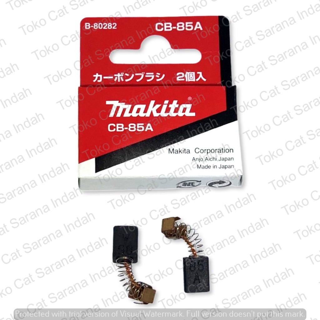 SPUL ARANG MAKITA CB 85 A MAKTEC MT80B CARBON BRUSH MT 80 B ARANG CB85A