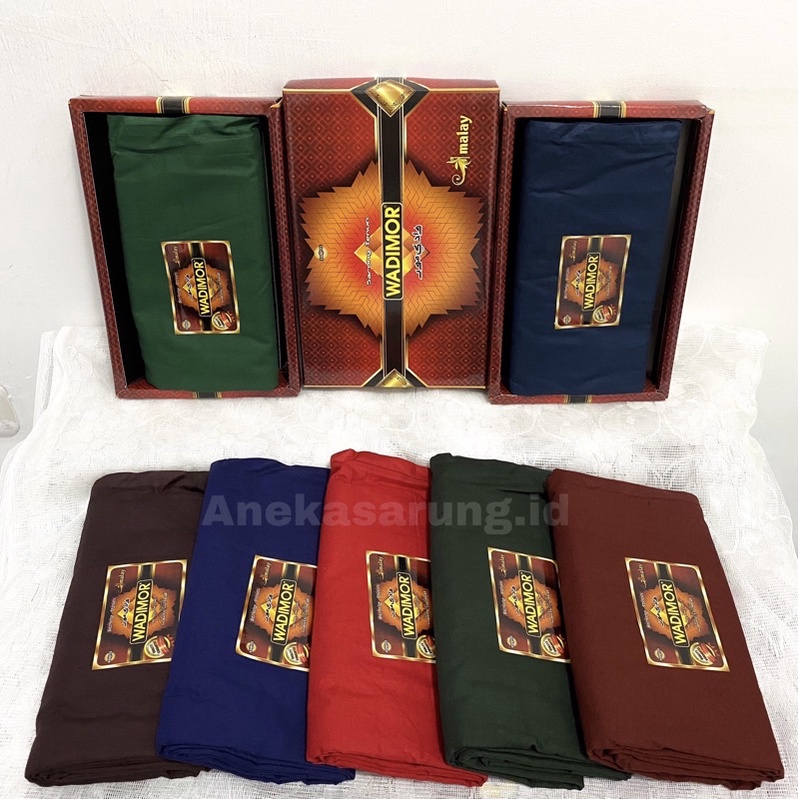 Sarung WADIMOR POLOS WARNA Tanpa Garis Pria Dewasa