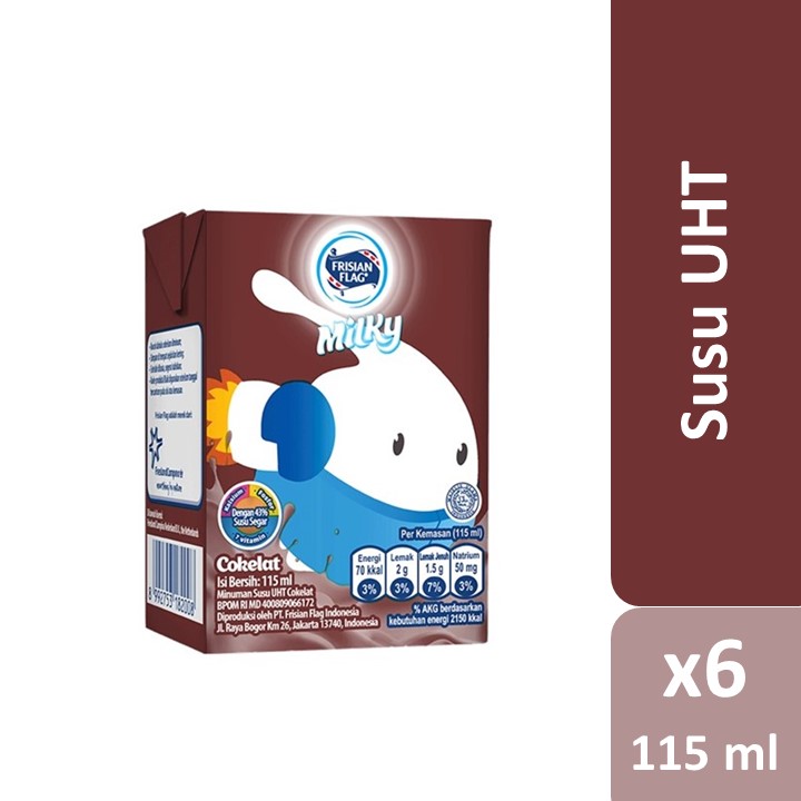 

Frisian Flag UHT Zuzhu Cokelat 115ml (isi 6) Multipack