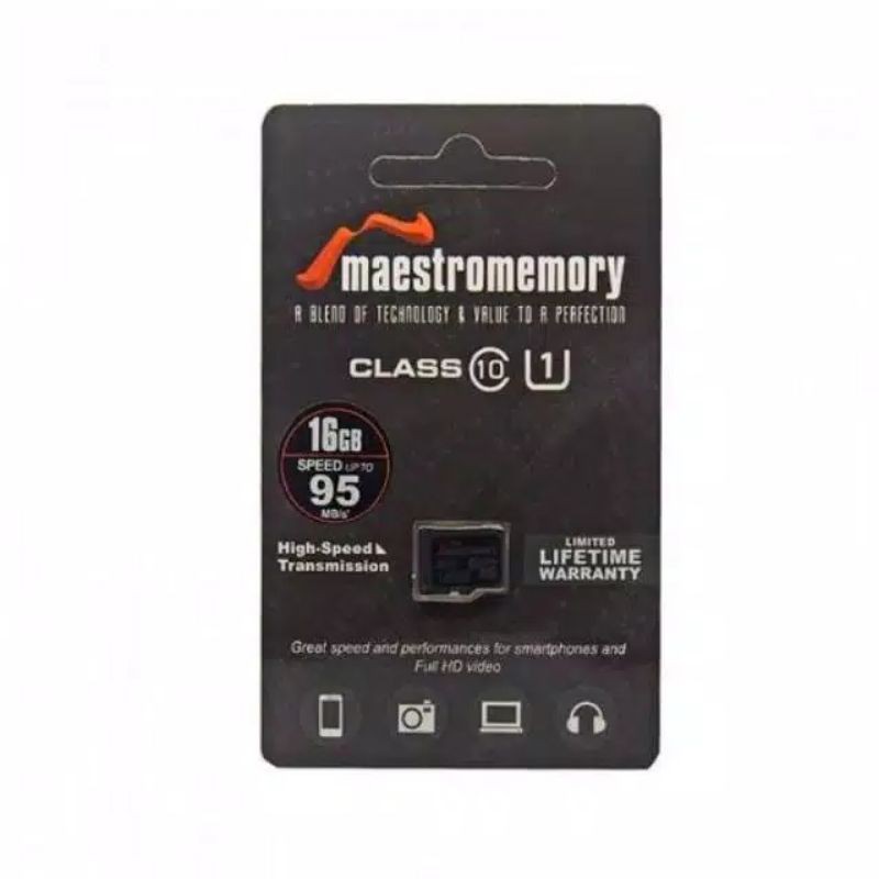 kartu memori maestromemory 16GB class 10 original