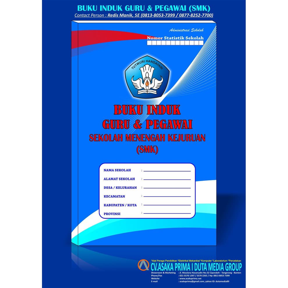 Termurah Buku Induk Guru Pegawai Sekolah Menengah Kajuruan Smk Terlaris Shopee Indonesia