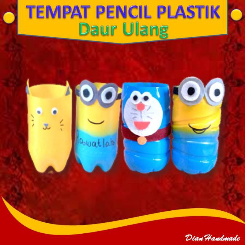 Tempat Serbaguna/Kerajinan Botol Plastik Bekas/multipurpose container from a 1.5 liter plastic bottl