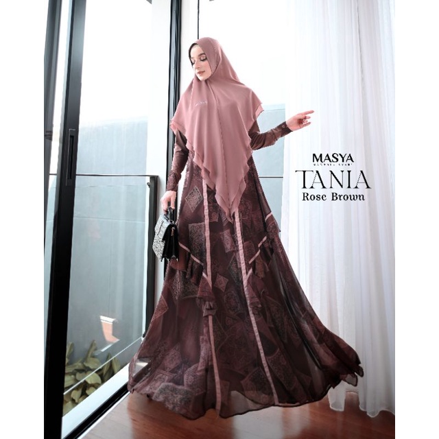 Tania - Set Gamis Syari by Masya, Madenia Syar'i