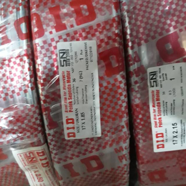 D.I.D velg 17-185 crom dan velg 17-215 crom