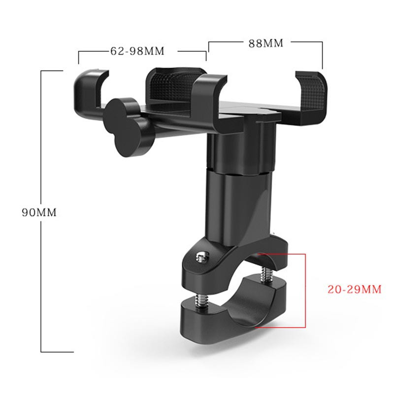 Smartfish Holder HP Motor Sepeda Bahan Aluminium