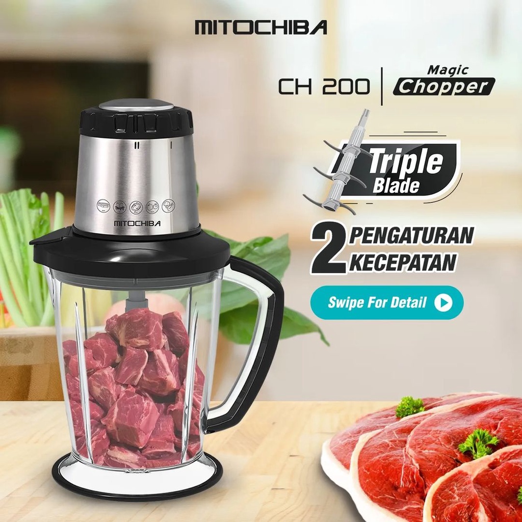 Mitochiba Chopper Ch200 Penggiling Daging CH 200 Original Produk