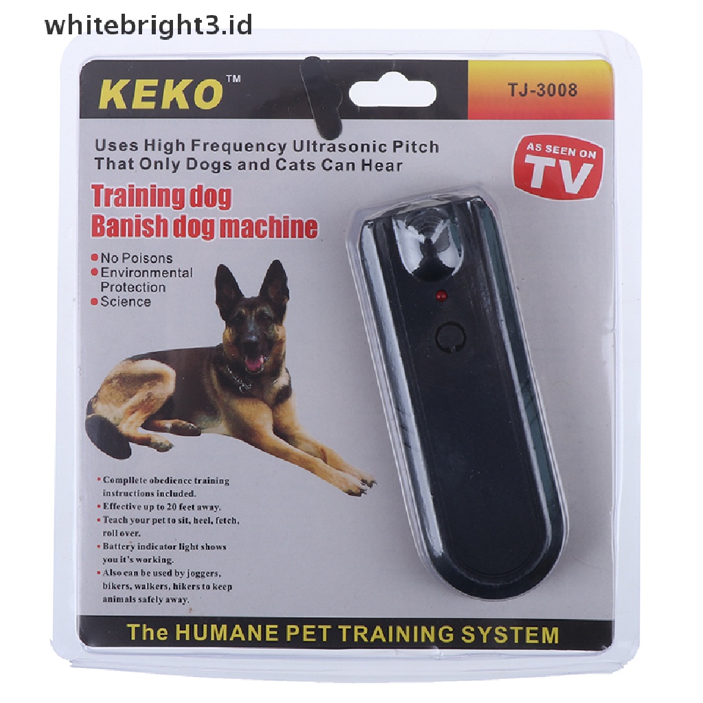 {whitebright3.id} Ultrasonic Anti Bark Control Stop Barking Dog Training Repeller Device Defence  ,