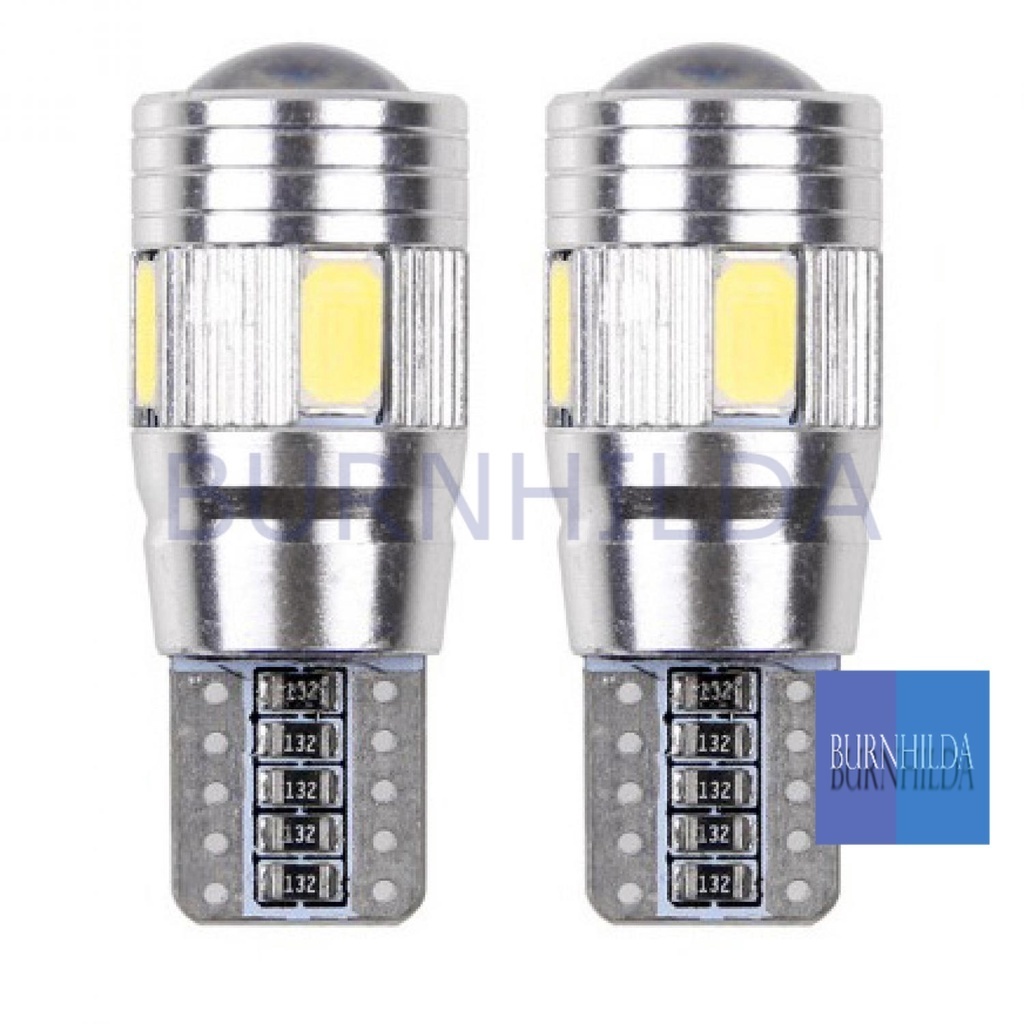 Lampu Mobil Headlight LED T10/W5W/168 SMD 5630 5W 2PCS mobil motor burnhilda