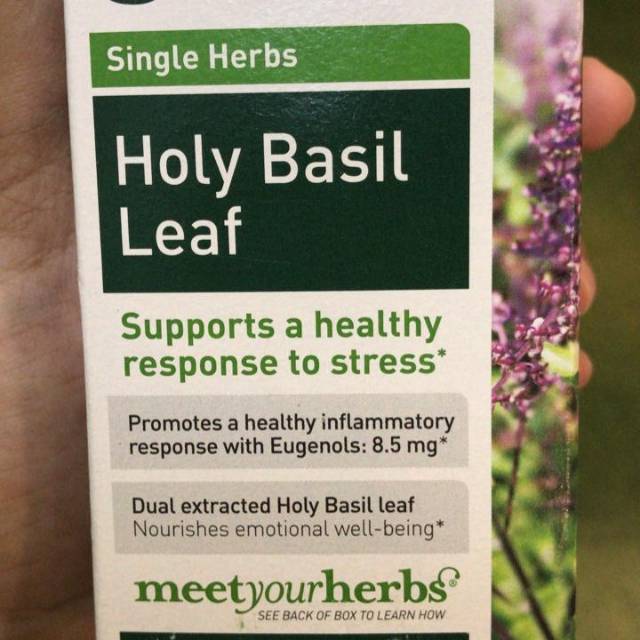

Gaia Holy Basil Leaf 60veg caps