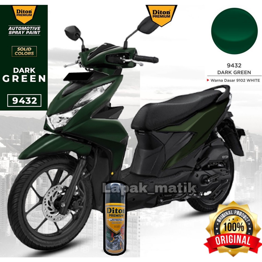 Pilok DITON PREMIUM HIJAU TUA DARK GREEN 9432 400ml