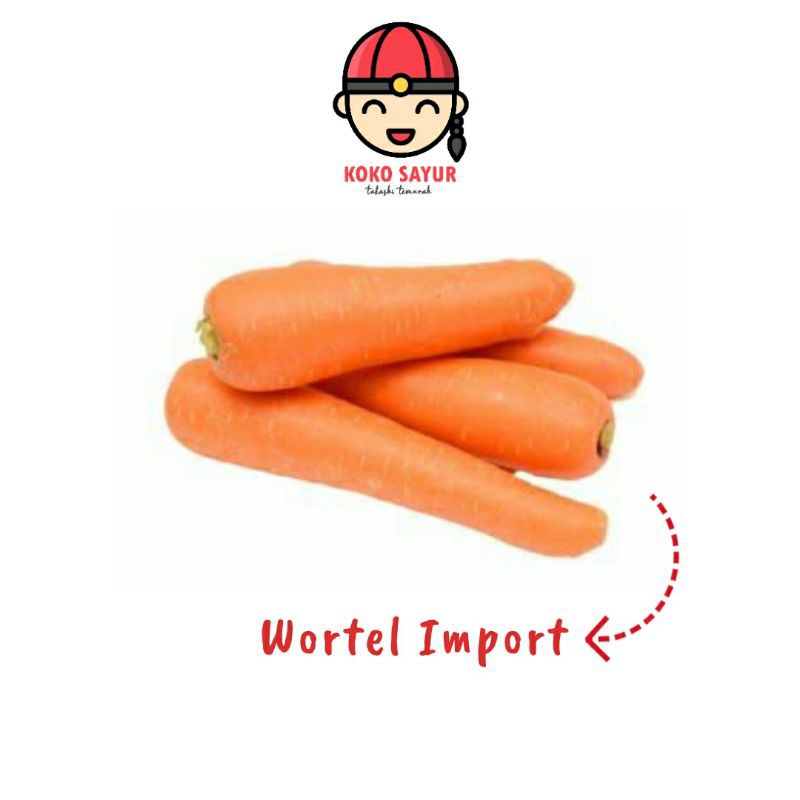 

[SAYUR EMAK] WORTEL IMPORT 500 GRAM / SAYUR SEGAR