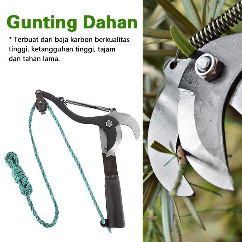 Gunting Dahan Pohon/Tree Pruner/Gunting Dahan Tarik/Gunting Tali Gergaji Pohon Anti Karat