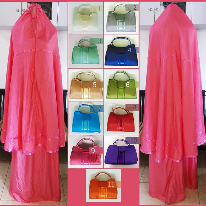 mukena parasit super | mukena travelling | mukena parasit jumbo