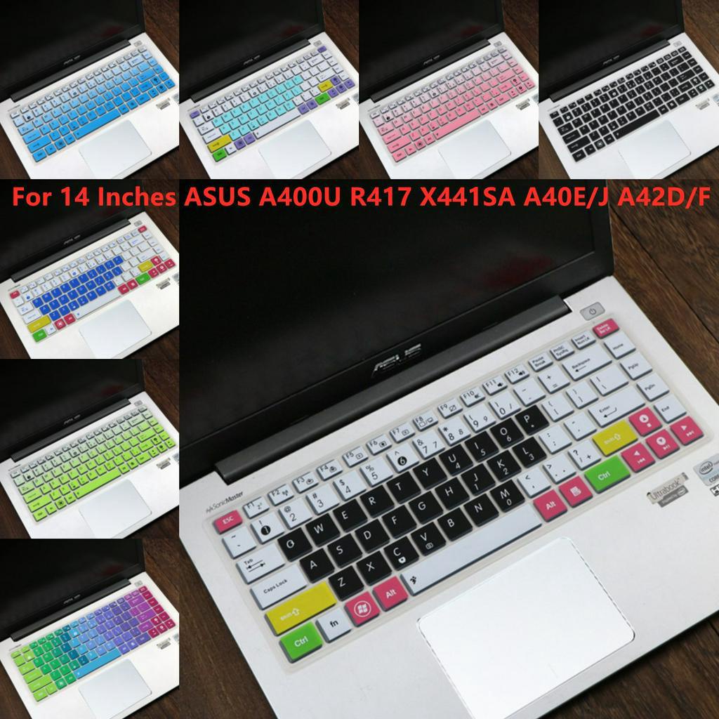 Pelindung Keyboard Silikon Ultra Tipis Untuk Asus A400U R417 X441Sa A40E/J A42D/F 14 Inch