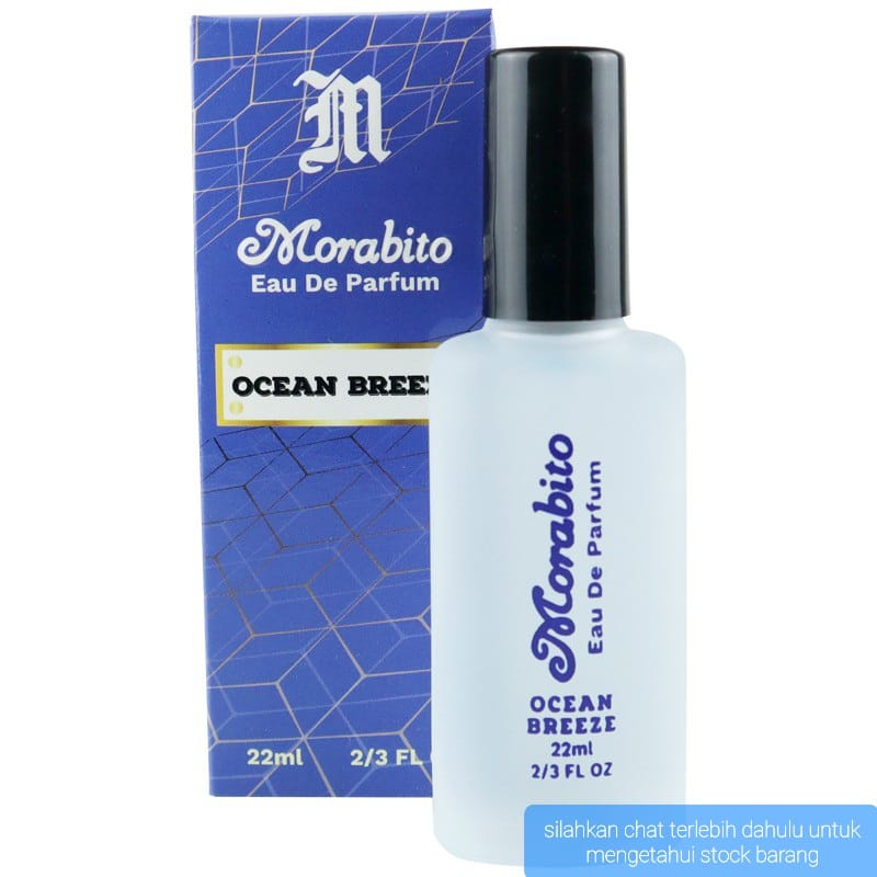 MORABITO EAU DE PARFUM OCEAN BREEZE PARFUM PAKAIAN UNISEX SPRAY 22ML