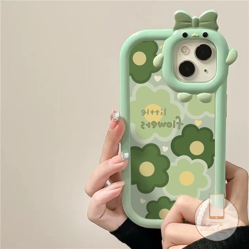 Soft Case TPU Motif Bunga 3D Untuk IPhone 8Plus 7Plus 11 13 12 Pro MAX 14 Pro MAX 6 6S 7 8 Plus XR X XS MAX SE