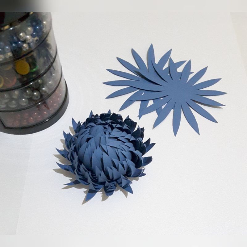 

Popa bunga kertas crysan/ paper flower/ bahan kerajinan kertas