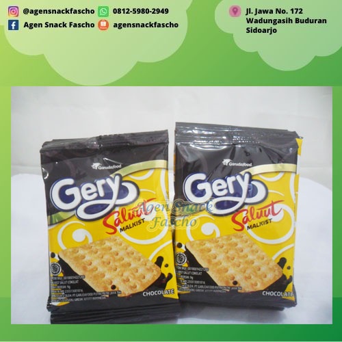 

Gery Saluut Malkist Chocolate renceng 10x9 gr