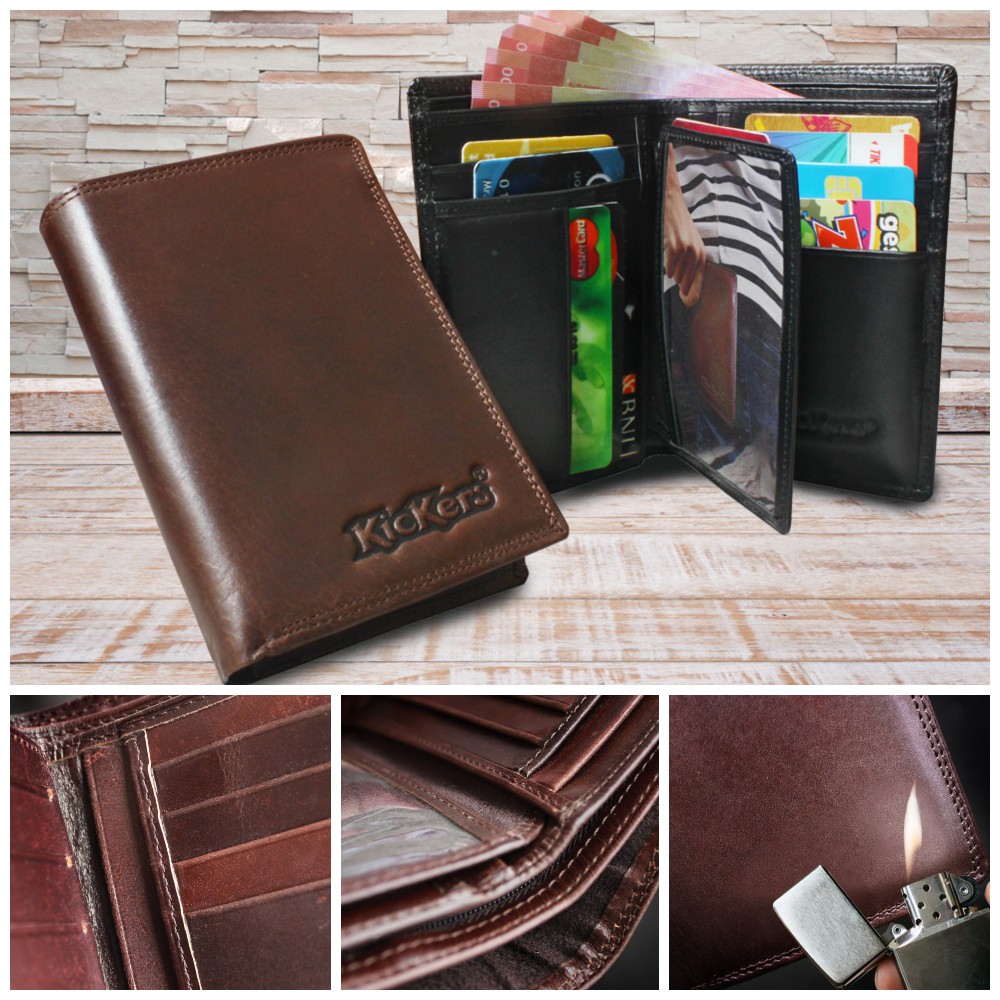 Dompet Kulit Kickers + GRATIS GRAFIR LASER CUSTOM