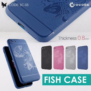 CASING IPHONE 7 PLUS ORIGINAL COCOSE FISH | COVER TPU | CASE HP |