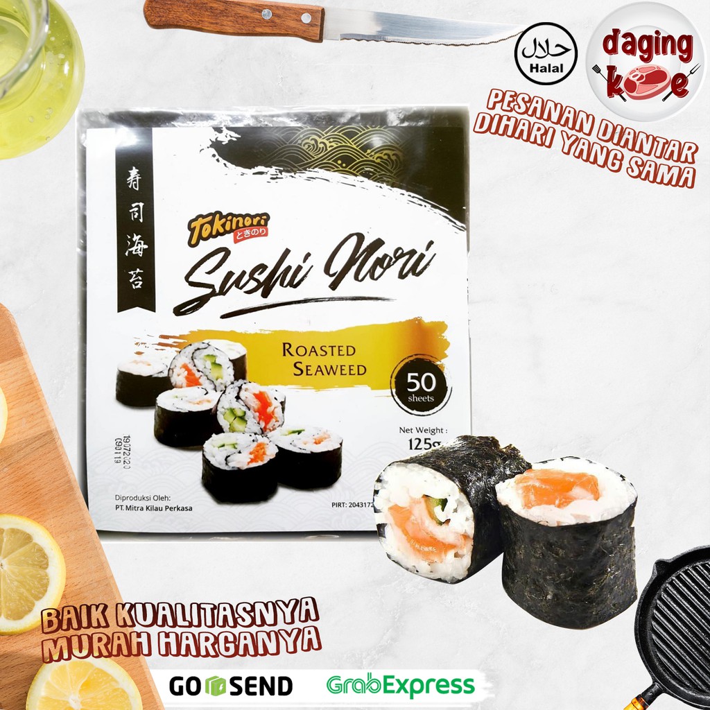 

Tokinori Sushi Nori Roasted Seaweed ( 50 sheet) DK193