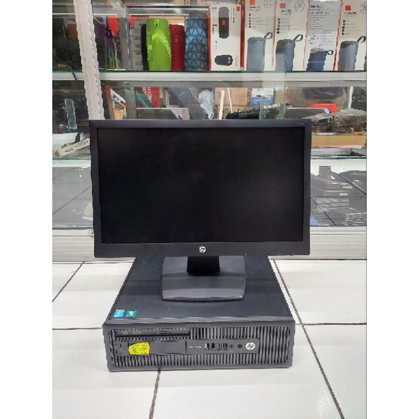 SET KOMPUTER HP PRODESK CORE I3 LED 19 INCH