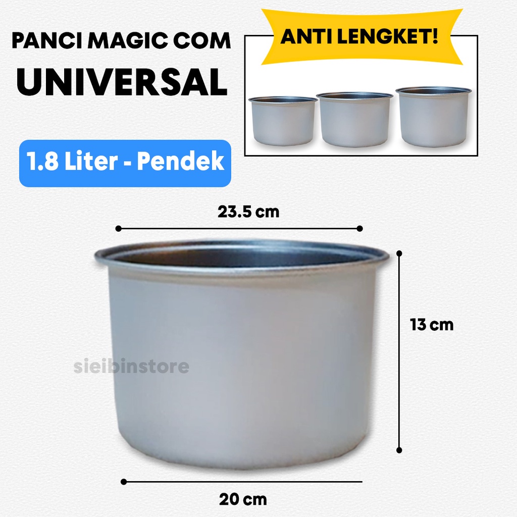PANCI TEFLON RICE COOKER MAGIC COM 1,2 1,8 LITER RENDAH PENDEK TINGGI PROMO