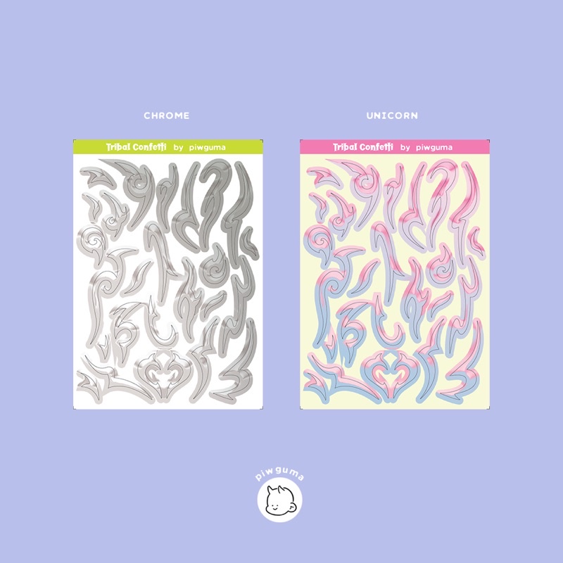 

Tribal Tattoo Confetti Deco Sticker