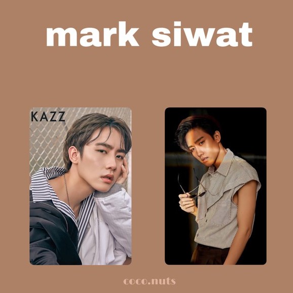 THAI ACTOR PHOTOCARD MARK SIWAT