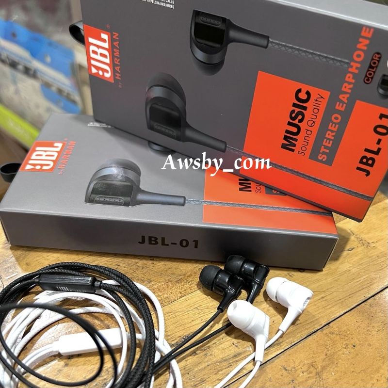 [Harman-001]Earphone JBL Premium Quality Bass Stereo Earphone JBL Super Mega Bass