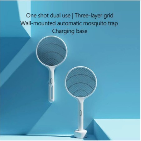 QUALITELL MOSQUITO KILLER 2in1 SWATTER RAKET + LAMPU PEMBUNUH NYAMUK