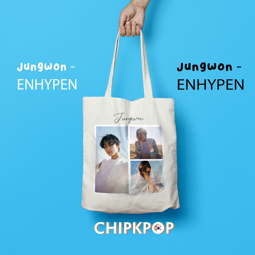 [PAKET SET] [JUNGWON] I TOTEBAG ENHYPEN MURAH I TAS KOREA STYLE I TAS ENHYPEN MURAH I TOTEBAG CUSTOM