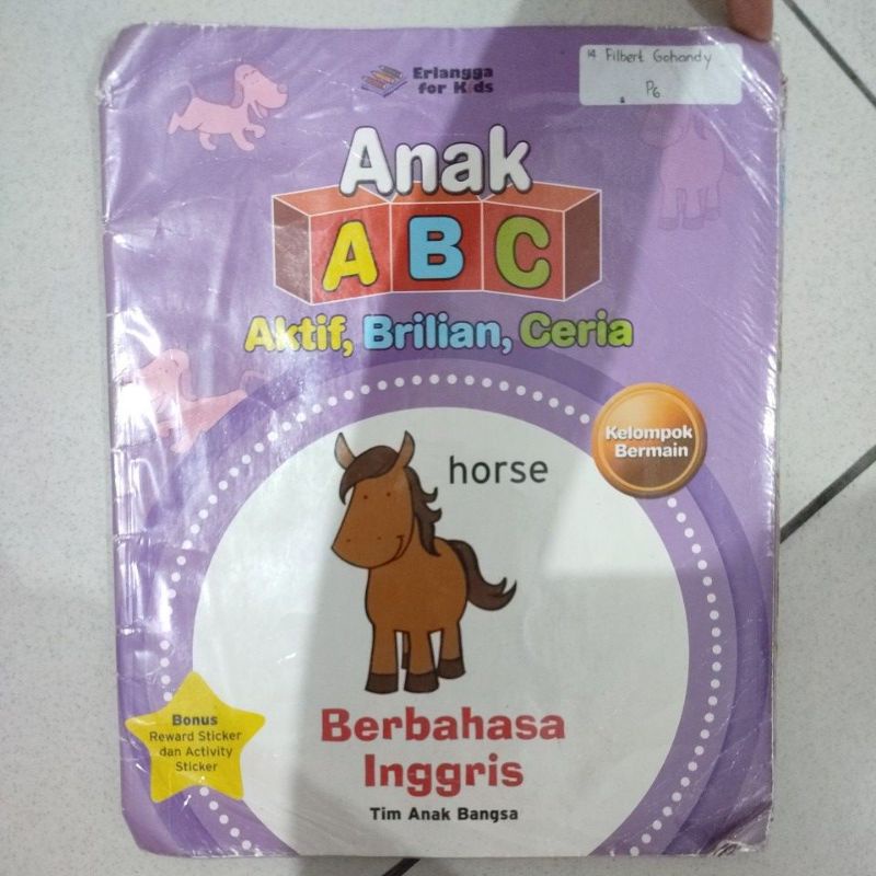 Anak ABC ( BUKU ERLANGGA FOR KIDS)