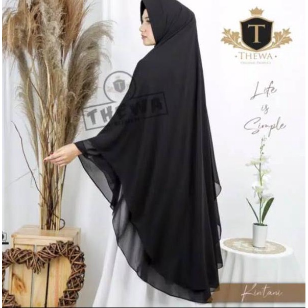 Dijamin Baru ||
TnN Khimar jumbo Jilbab Jumbo Khimar Ceruti 2 layer Jilbab Pet Antem Jilbab Kintani 
