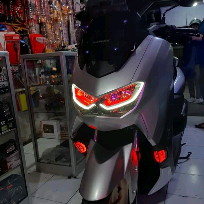 [  PAKET  ] LAMPU ALIS BONUS DEMON MOTOR YAMAHA NMAX NEW