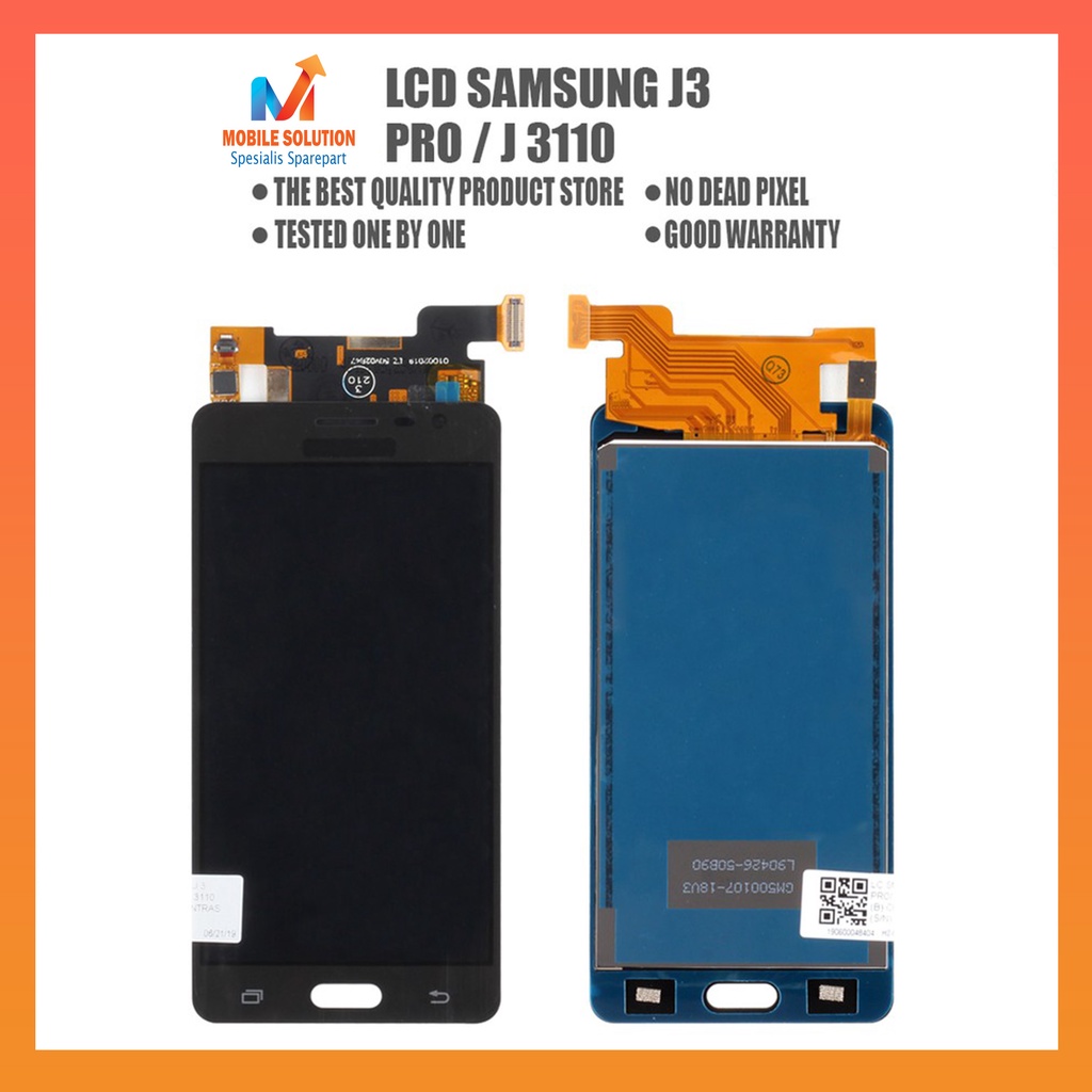 Grosir LCD Samsung J3110 2016 ORIGINAL 100% Fullset Touchscreen Garansi 1 Bulan + Packing / Bubble