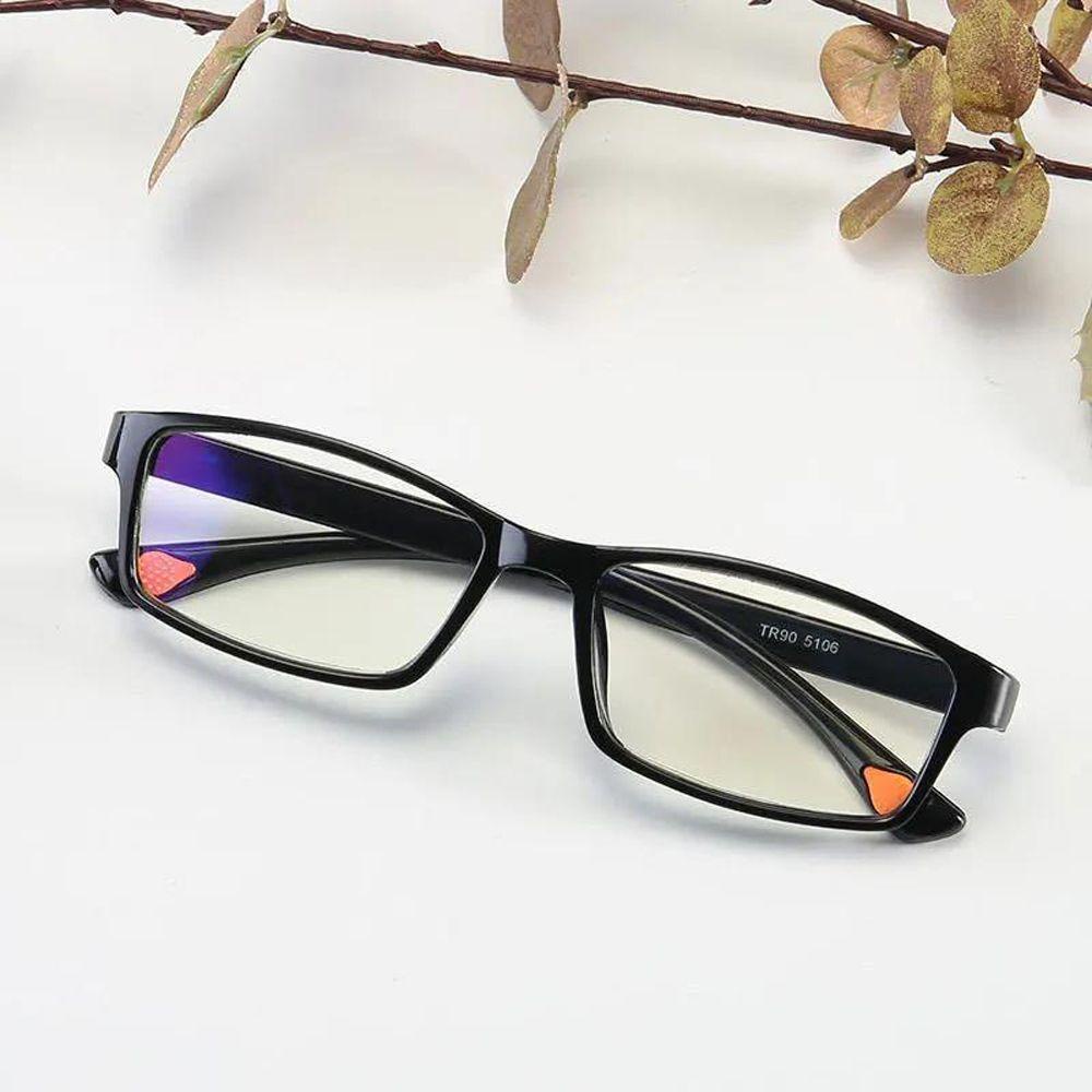 Mxbeauty Kacamata Rabun Jauh Vintage Vision Care Square Eyewear Kacamata Miopia Finishing Hitam