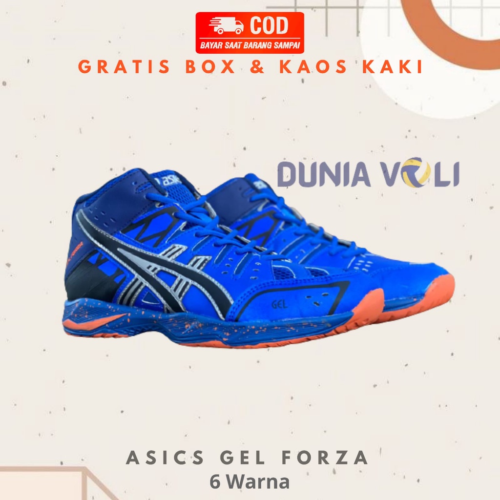 Sepatu Voli Murah Volly Gel Forza COD Warna Baru 3 [duniavoli]