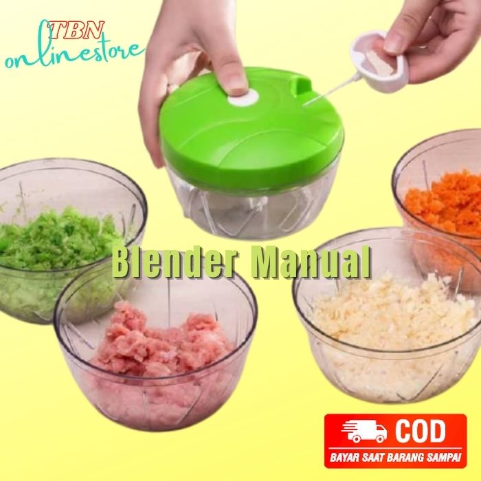 Speedy Chopper Blender Tarik Blender Tangan Alat Pemotong Bawang dan Sayur