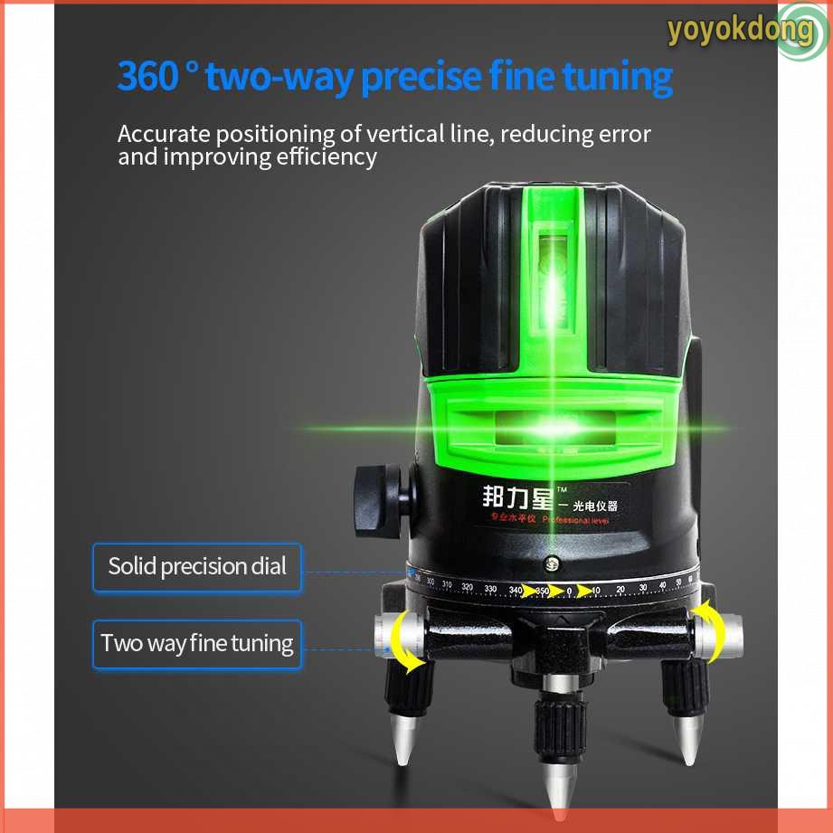 GS8 Self Leveling Projector Green Laser 2 Line RegeMoudal SPY003 Hijau