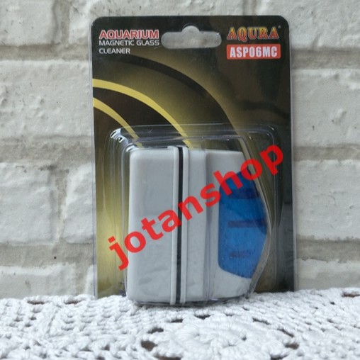 AQURA Magnet Pembersih Kaca small kecil Akuarium Aquarium Aquascape magnetic brush