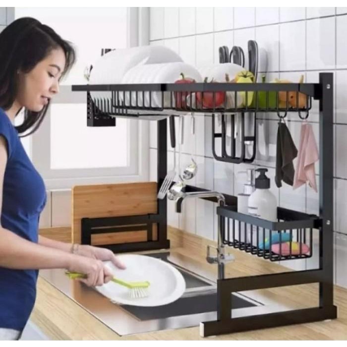 Rak Rak Cuci Piring Wastafel 85Cm