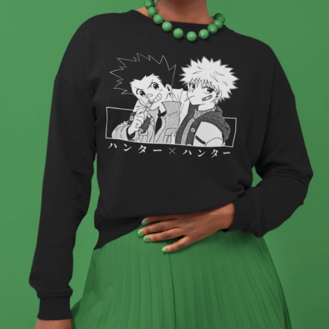 Crewneck Gon x Killua Anime Manga Hunter X Hunter Premium Unisex