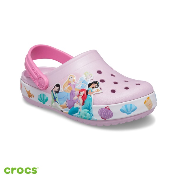 CROCS PRINCESS NEW / FUN LAB / CROCS KIDS / CROCS ANAK PEREMPUAN - PINK -207466-6GD