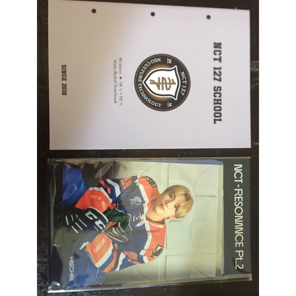 notebook b2sk nct 127 + stande haechan 90s love