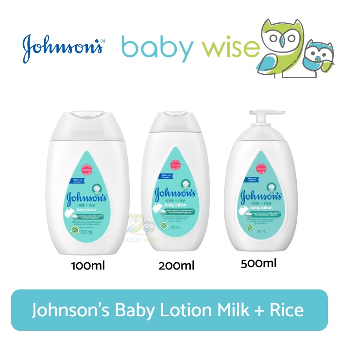 Johnson's Baby Lotion Milk + Rice